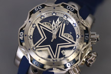 INVICTA NFL Masculino 52,5mm Aço Inoxidável + Alumínio Azul + Aço Azul + Prata comprar usado  Enviando para Brazil