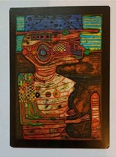 Carte postale hundertwasser d'occasion  Fontenay-sous-Bois