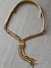 Vintage goldtoone necklace usato  Torino