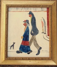 Lowry two figures for sale  NOTTINGHAM