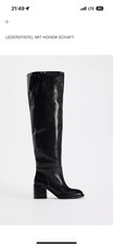 Verkneestiefel zara leder gebraucht kaufen  Köln