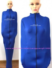 Unisex Sleeping Bags Blue Spandex Mummy Suit Costumes internal Arm Sleeves G063 comprar usado  Enviando para Brazil