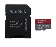 Usado, SanDisk microSD 64GB Ultra SD Speicherkarte Card mit Adapter comprar usado  Enviando para Brazil