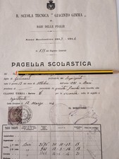 Pagella scolastica anno usato  Bari