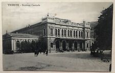 Cartolina trieste stazione usato  Roma