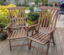 Vtg pair teak for sale  SOUTH QUEENSFERRY