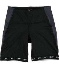 Shorts de treino esportivo feminino Reebok estúdio bicicleta alta, preto, pequeno comprar usado  Enviando para Brazil