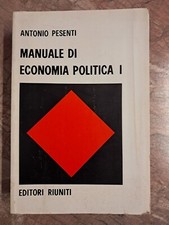 Antonio pesenti manuale usato  Roma