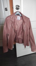 Mango leather jacket for sale  NORTHAMPTON