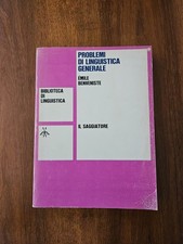 Benveniste problemi linguistic usato  Brescia