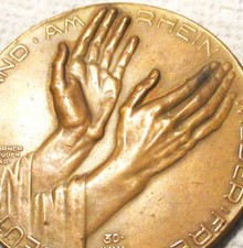 Grande Alemanha 1930 celebra a retirada das forças ocupantes da medalha Worms! comprar usado  Enviando para Brazil