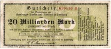 Notgeld hamburg mi1lionen gebraucht kaufen  Deutschland