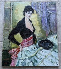 Tableau huile danseuse d'occasion  Pélissanne