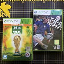 Lote 2 2014 Copa do Mundo FIFA Brasil FIFA Street Microsoft Xbox 360 Ásia Inglês, usado comprar usado  Enviando para Brazil