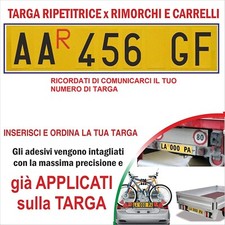 Targa ripetitrice alluminio usato  Castel di Lama