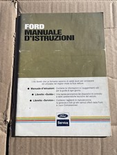 Ford manuale istruzione usato  Sala Consilina