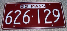 Vintage 1959 massachusetts for sale  Lunenburg