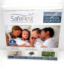 Protector de colchón SafeRest Classic Plus hipoalergénico 100 % impermeable doble XL segunda mano  Embacar hacia Mexico