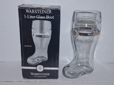 Caneca de cerveja Warsteiner Boot 1 litro vidro alemão Stein 9 1/2" de altura com caixa comprar usado Caneca de cerveja Warsteiner Boot 1 litro vidro alemão Stein 9 1/2" de altura com caixa comprar usado  Enviando para Brazil