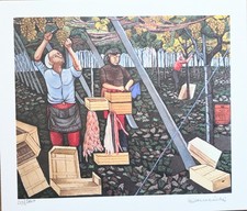 Serigrafia originale guerricch usato  Matera