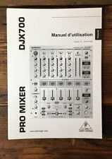 Usado, Behringer Pro Mixer DJX700 Mixer Manual do Usuário/Proprietário FRANCÊS *Original* comprar usado  Enviando para Brazil