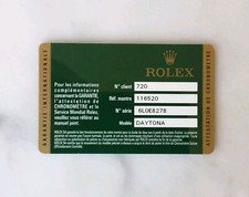 Rolex guarantee warranty usato Rolex guarantee warranty usato  Corropoli
