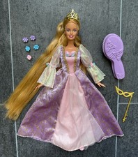 Barbie Roszpunka Księżniczka Księżniczka długie włosy akcesoria do włosów 2002 na sprzedaż  Wysyłka do Poland