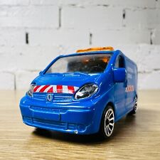 Furgoneta utilitaria de servicio eléctrico azul Renault Traffic REF239B Majorette 1:64 segunda mano  Embacar hacia Argentina