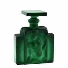 Usado, Glamouroso frasco de perfume boêmio vidro malaquita Art Deco 1930' H.Hoffmann comprar usado  Enviando para Brazil