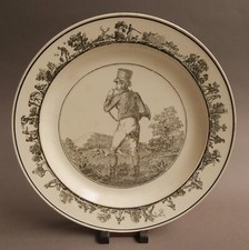 Assiette faïence fine d'occasion  Paris XVIII