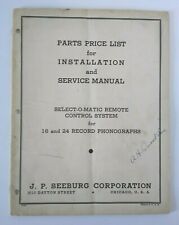 Seeburg jukebox select for sale  Collingswood