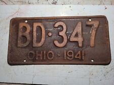 1941 ohio license for sale  Stow