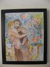 Raya sorkine aquarelle d'occasion  Cannes