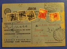 1947 cartolina stampati usato  Solopaca