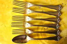 Fourchettes cuillères argent d'occasion  France