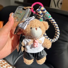 Bonito urso de pelúcia chaveiro bolsa charme bolsa telefone pingente crianças boneca brinquedos presente comprar usado  Enviando para Brazil