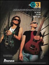 1996 G3 Concert Tour Steve Vai JEM78SG Joe Satriani JS700 Ibanez guitarra anúncio impressão comprar usado  Enviando para Brazil
