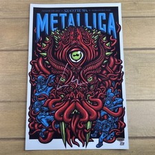 Metallica autographed 11x17 d'occasion  Expédié en Belgium