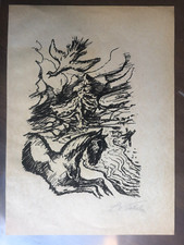 Litografia alfred kubin usato  Vimodrone