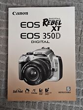 Câmera Canon EOS Digital Rebel XT / 350D manual de instruções / guia em espanhol comprar usado  Enviando para Brazil