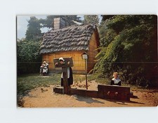 Postcard thatched cottage for sale  Almond