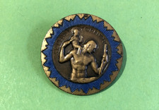 Brass enamel christopher for sale  FARNBOROUGH
