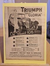 Original 1933 triumph for sale  ROCHDALE