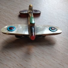 Vintage spitfire brooch for sale  LEEDS