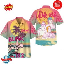 Camisa havaiana Blink-182 edição limitada P-5XL, usado comprar usado  Enviando para Brazil