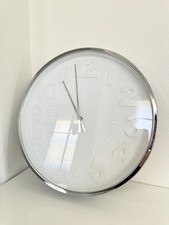 Minimalist raised clock for sale  Walnut