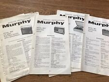 Murphy service instructions for sale  STEVENAGE