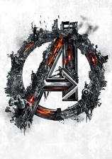 Avengers canvas framed for sale  UK