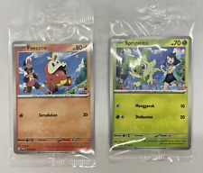 Conjunto promocional especial Pokemon Indonésia Pokemon Horizon Sprigatito Fuecoco  comprar usado  Enviando para Brazil