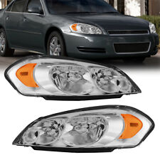 Par de faróis cromados conjunto para 2006-13 Chevrolet Impala 2006-07 Monte Carlo, usado comprar usado  Enviando para Brazil